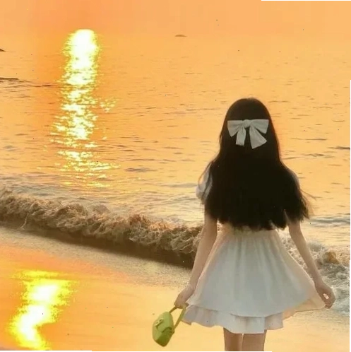 Ảnh mùa đông hình nền cô gái quay lưng mùa đông