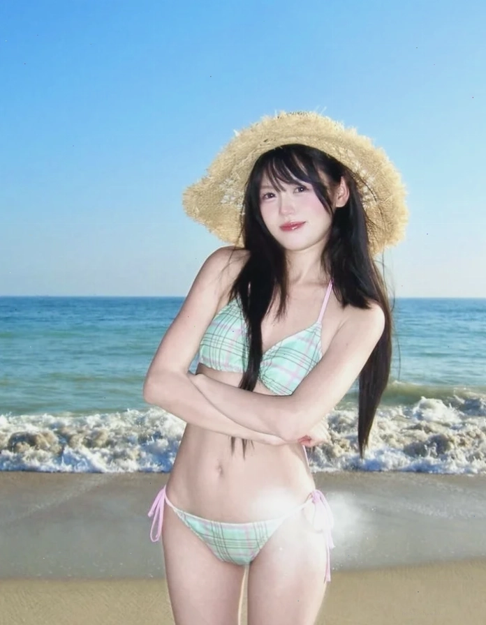 hình nền gái xinh mặc bikini đen