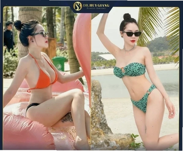hình nền gái xinh mặc bikini hồng nhạt