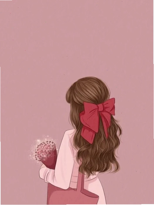 Phía sau lưng cô gái đứng trên ban công