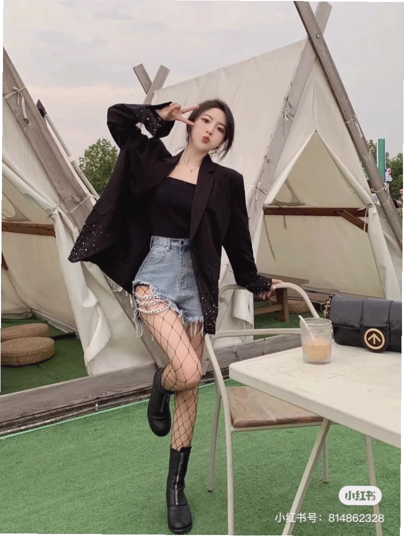 Tất lưới nơ Tất lưới đính nơ dễ thương