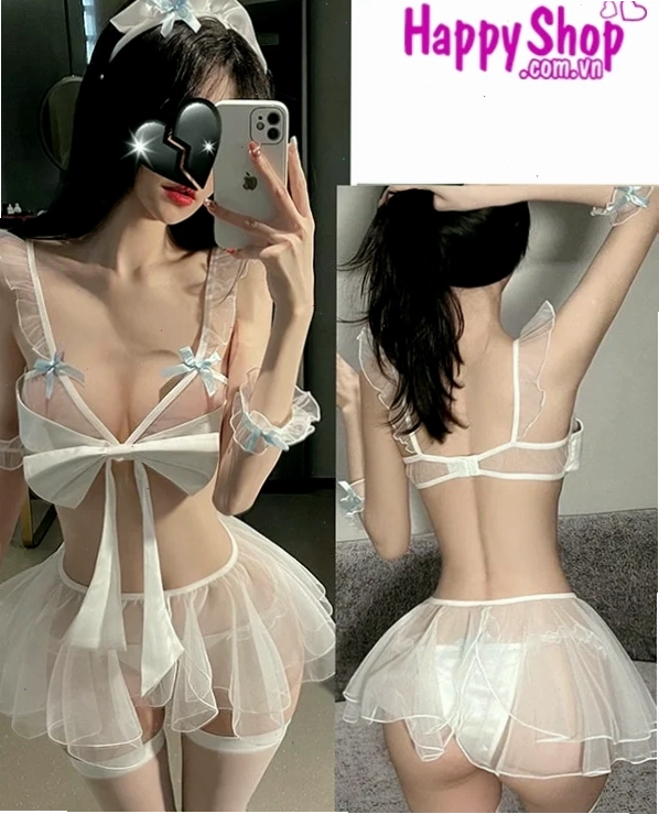 yếm váy có họa tiết đơn giản