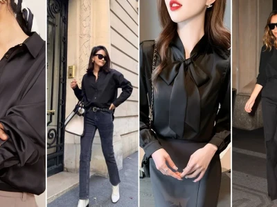 Bí quyết con gái mặc áo sơ mi đen siêu đẳng cấp 2026