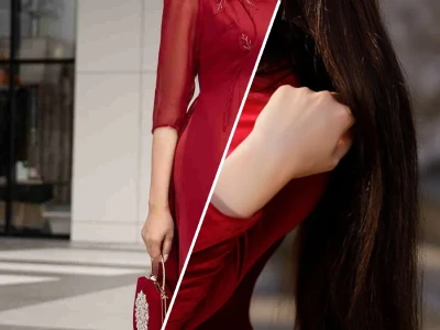 Bí quyết tỏa sáng cho cô gái mặc áo dài đỏ kiêu sa