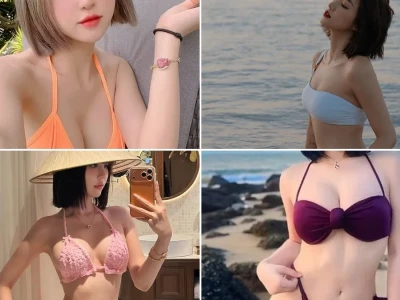 Bộ ảnh gái đẹp tóc ngắn bikini cực chất và quyến rũ