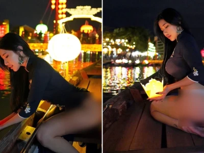 Chấn động cô gái ăn mặc phản cảm ở hội an gây bức xúc