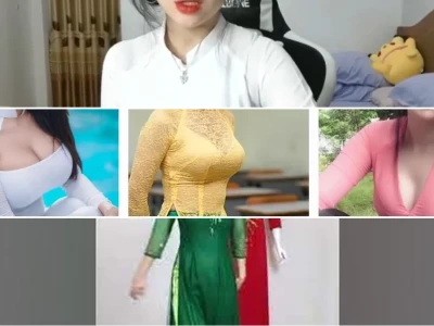 Gái xinh mặc áo dài live livestream táo bạo gây sốt