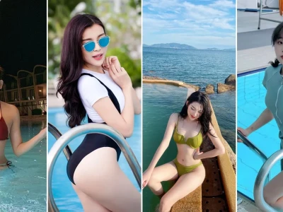 Ngắm nhìn bộ sưu tập gái xinh bikini hồ bơi đầy nóng bỏng