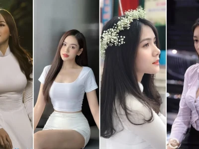Ngắm nhìn trọn bộ ảnh gái xinh mặc áo trắng cực quyến rũ