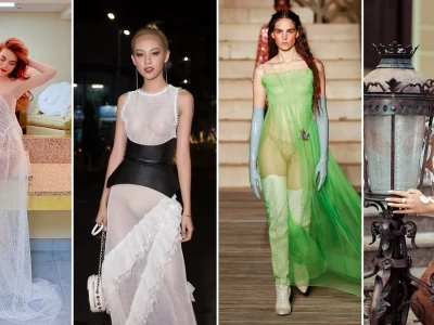 Ngắm nhìn trọn vẹn vẻ đẹp của gái mặc váy trong suốt