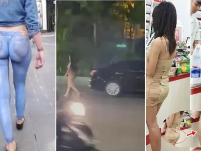 Sự thật về cô gái không mặc quần áo ra đường gây sốc